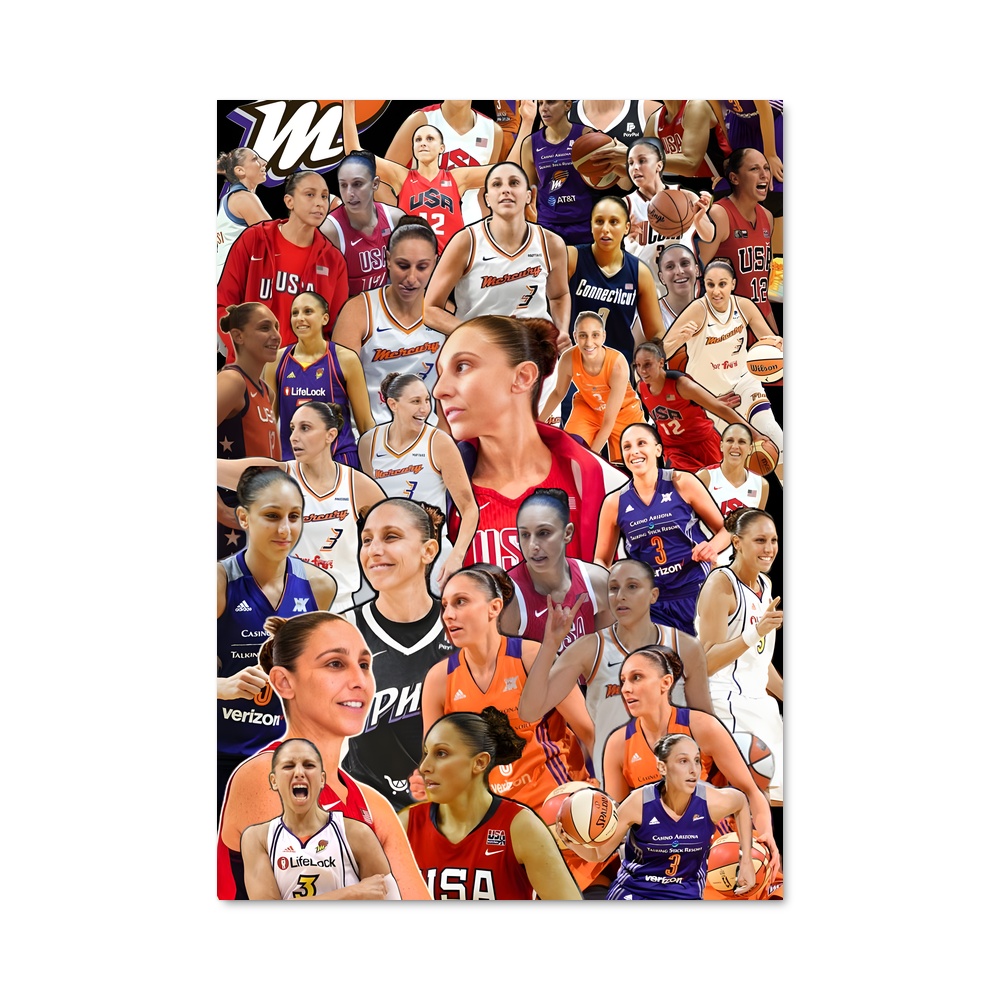 Poster All-Stars en Action – affiche Basketball